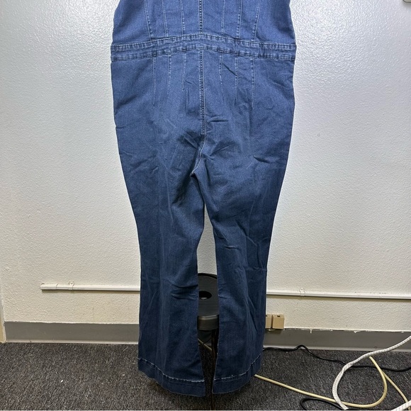 Jessica Simpson Women’s Dark Wash Denim Jumpsuit Size 20W - Picture 5 of 7